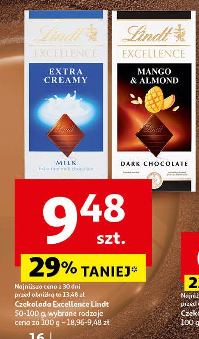 Czekolada mango&almond Lindt excellence promocja