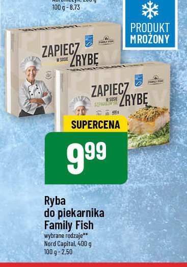 Zapiecz rybę w sosie szpinakowym Family fish promocja