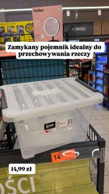 Pojemnik zamykany promocja w Biedronka