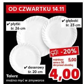 Talerz deserowy 20 cm promocja