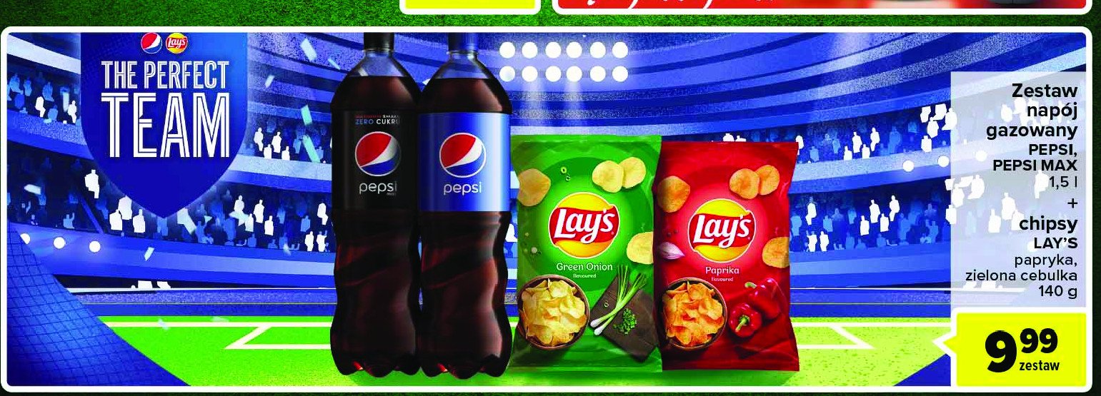 Zestaw: nap贸j pepsi 2 l + lay's 140 g PEPSICO ZESTAW promocja