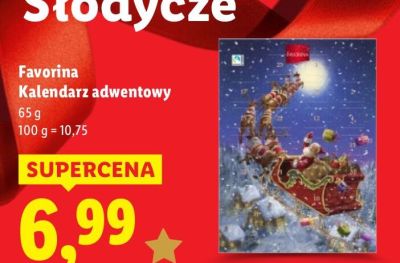 Kalendarz adwentowy  promocja w Lidl
