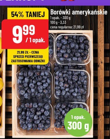 Borówki amerykańskie promocja w POLOmarket