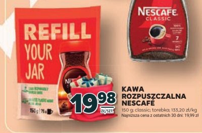 Kawa rozpuszczalna Nescafe Classic promocja w Stokrotka
