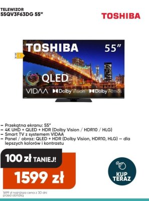 Telewizor 55QV3F63DG 55" promocja w Max Elektro