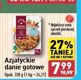 Wegański kubełek azjatycki red curry To be foodie promocja