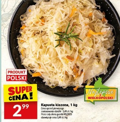 Kapusta kiszona promocja w Twój Market