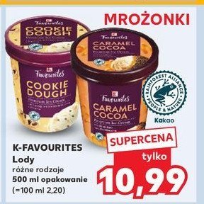 Lody caramel cocoa K-classic favourites promocja