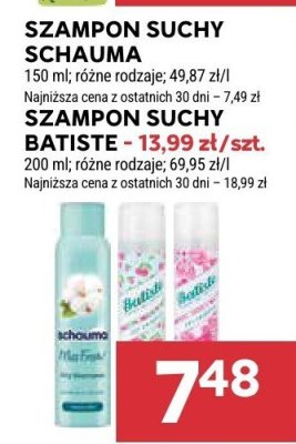 Szampon suchy BATISTE promocja w Stokrotka