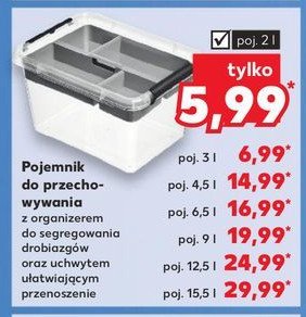 Pojemnik do przechowywania 12.5 l promocja