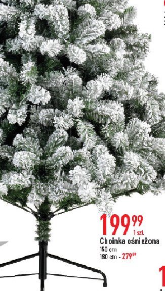 Choinka ośnieżona 150 cm promocja