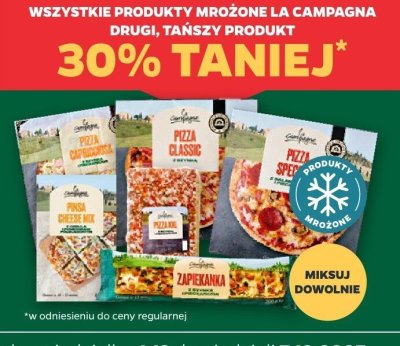 Pizza mrożona wszystkie  rodzaje promocja w Netto