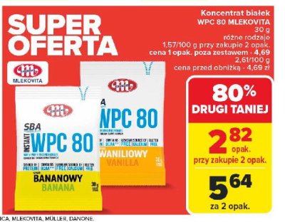 Odżywka waniliowa Mlekovita sba promocja