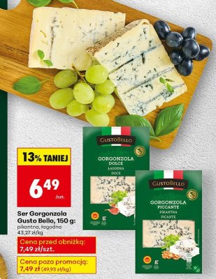 Ser gorgonzola promocja w Biedronka