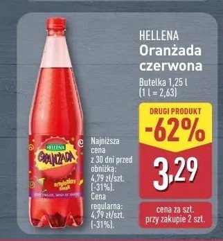 Oranżada czerwona Hellena oranżada promocja