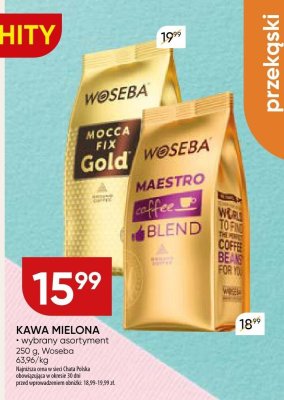 Kawa mielona wybrany asortyment Woseba promocja w Chata Polska