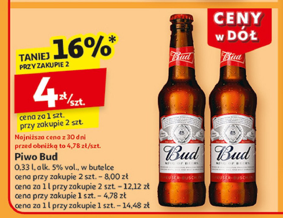 Piwo Bud promocja