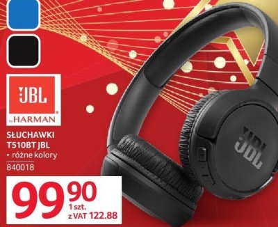 Słuchawki JBL T510BT promocja w Selgros