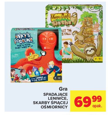 Gra skarby śpiącej ośmiornicy Mattel promocja