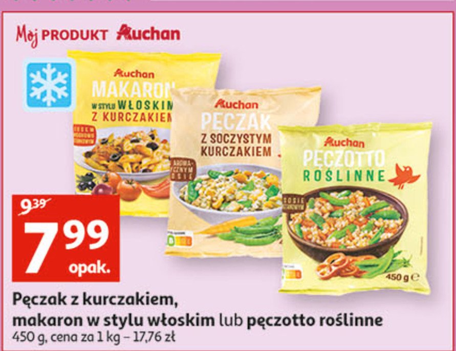 Pęczotto roślinne Auchan różnorodne (logo czerwone) promocje