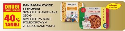 Makaron spaghetti Carbonara DRUGI -40% promocja w Biedronka