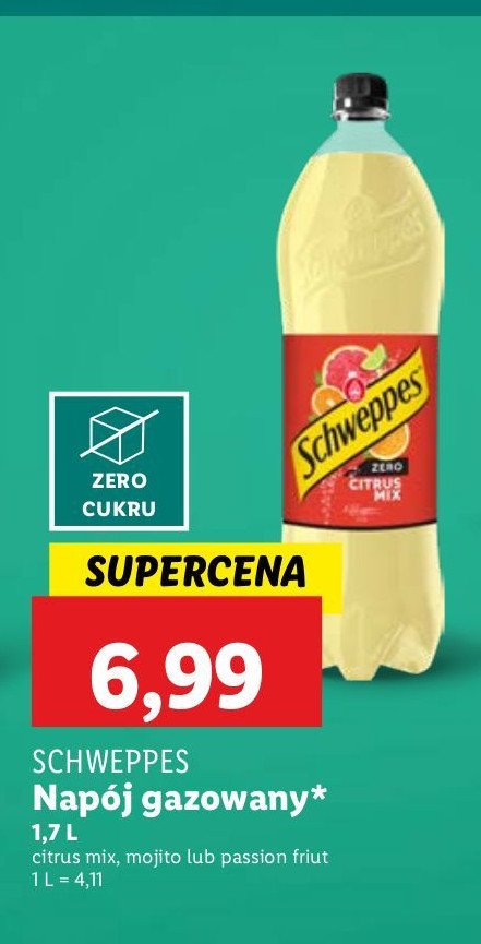 Napój orange passion Schweppes promocja