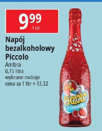 Napój truskawkowy Piccolo promocja w Leclerc