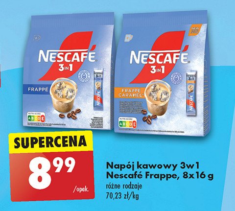 Kawa Nescafe 3in1 frappe caramel promocja