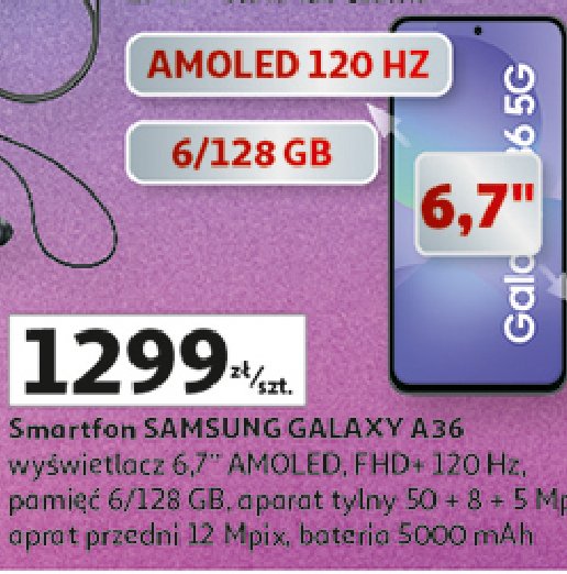 Smartfon a36 Samsung galaxy promocja