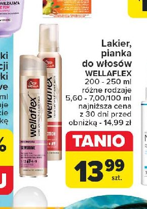 Lakier do włosów sensitive mocno utrwalający Wellaflex promocja