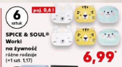 Worki na żywność różne rodzaje promocja w Kaufland