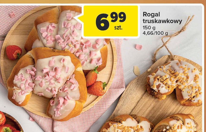 Rogal truskawkowy promocja