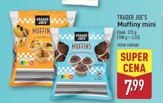 Muffinki stracciatella Trader joe's promocja w Aldi