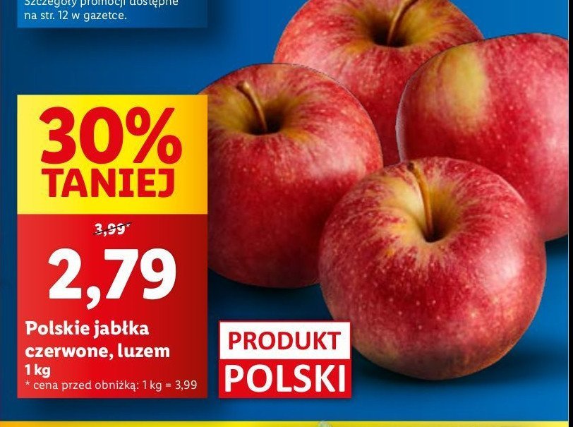 Jab艂ka czerwone promocja