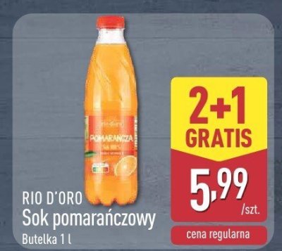 Sok pomarańczowy promocja w Aldi