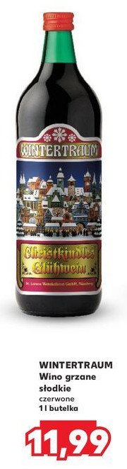 Wino Wintertraum christkindles gluhwein promocja w Kaufland