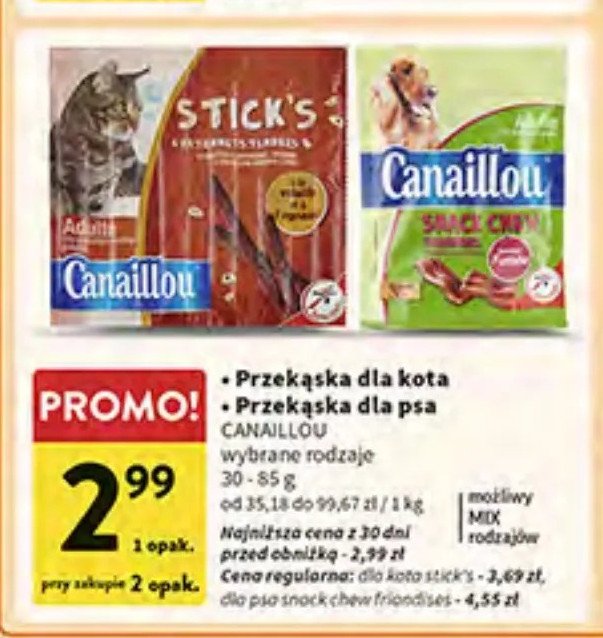 Przysmak bekonowy dla psa Canaillou promocja