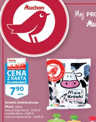 Krówki śmietankowe muu! Auchan promocja