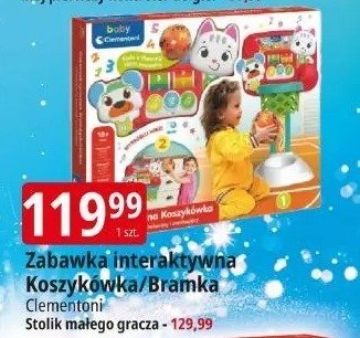 Zabawka interaktywna Koszykówka/Bramka Clementoni promocja w Leclerc