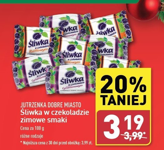 Śliwka w czekoladzie Jutrzenka dobre miasto promocja w Aldi