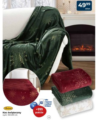 Koc świąteczny Eurofrany 150x200 cm promocja w PSB Mrówka