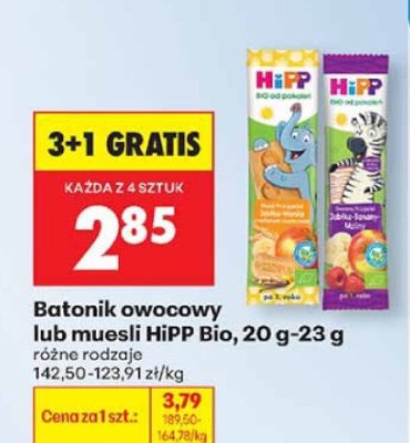 Muesli Bio różne rodzaje promocja w Biedronka