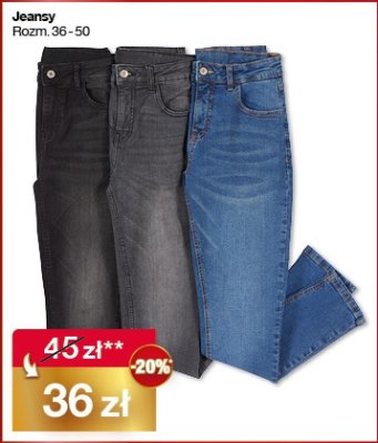 Jeansy damskie Woolworth promocja