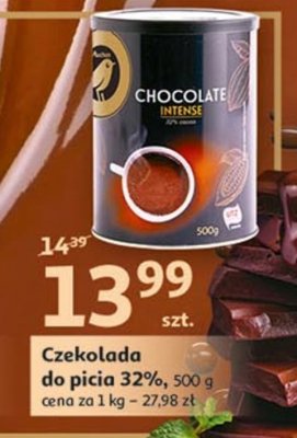 Czekolada do picia 32% kakao Auchan promocja