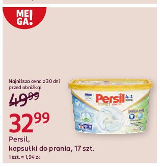 Kapsułki do prania expert Persil discs promocja w Rossmann