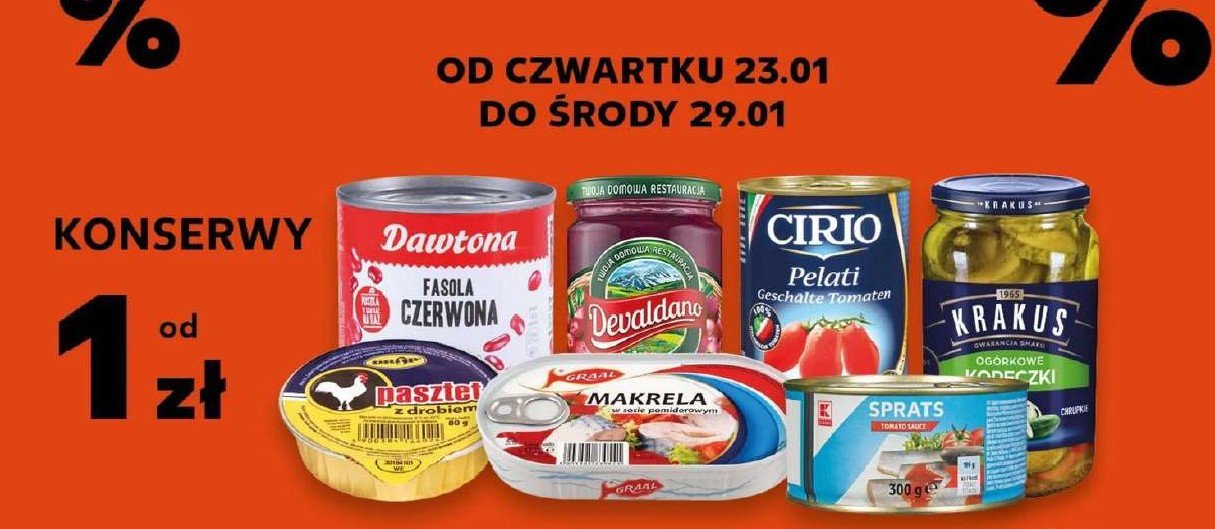 Fasola czerwona Dawtona promocja