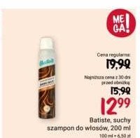 Szampon do włosów suchy dark hair Batiste dry shampoo promocja w Rossmann