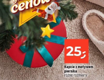 Kapcie z motywem piernika różne rozmiary promocja w Dealz