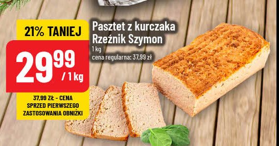 Pasztet z kurczaka Rzeźnik szymon poleca promocja w POLOmarket