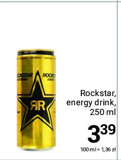 Napój energetyczny pure zero Rockstar energy drink promocja